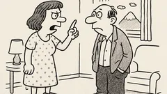 Joks: Spraiga saruna starp vīru un sievu