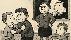 Anekdote: Pēterīt, kāpēc tu iesiti Jānim?