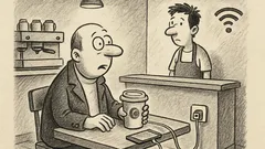 Joks: Rīta agrumā kafejnīcā…