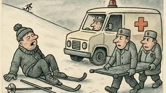 Anekdots: Biju uz kalna — tagad ātrie