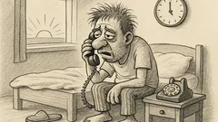 Anekdots: Bulā zvana priekšniekam pēc dzeršanas