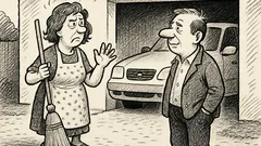 Joks: Sieviete saka vīram par tulznām