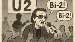 Anekdots: U2 koncertā Krievijā pūlis skandē…
