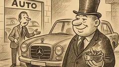 Joks: Bagāts vīrs pērk «Mercedes» katru dienu...