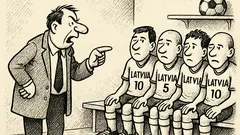 Anekdots: Pēc šokējošas sagrāves treneris saka