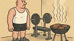 Joks: Mans treniņu plāns sporta zālē…