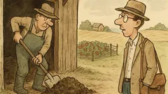 Anekdots: Tūrists jautā par mēslu zemenēm