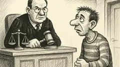 Anekdots: Tiesnesis uzrunā apsūdzēto tiesā…