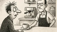 Joks: Kafejnīcā prasa psihopātisku kafiju