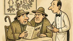 Joks: Divi gani ieiet Vidusjūras restorānā