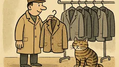 Joks: Nesen iemācījos, ka drēbes jāpērk kaķa krāsā