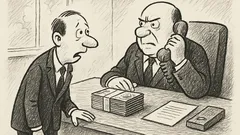 Joks: Šef, atguvām 50 miljonus eiro!