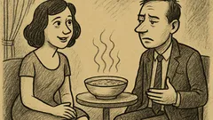 Joks: 1. janvārī vīrietis meklē zupu