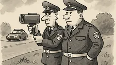 Anekdots: Stāv divi ceļu policisti ar radaru