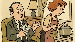 Joks: Ideālā ģimenē sieva nezina naudas izcelsmi