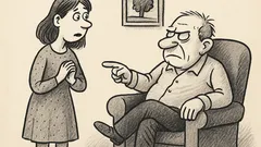 Joks: Meita tēvam prasa par līgavaiņiem…