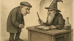 Joks: Vecs vīrs aiziet pie burvja…