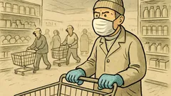 Joks: Internetā izlasīju par cimdiem un masku