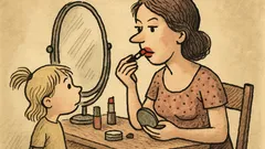 Anekdots: Alīna jautā tantei par grimu