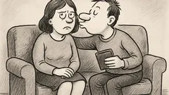 Anekdots: Mīļais, piebremzējam ar skūpstiem?