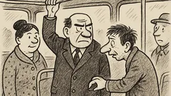 Joks: Autobusā vīrietis pieķer kabatzagli