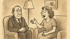 Anekdots: Jau mēnesi nerunāju ar sievu