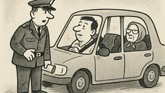 Joks: Ceļu policists autovadītājam jautā par sievasmāti