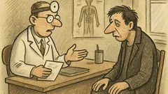 Anekdots: Jums ir izteikts skumju sindroms...