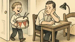 Anekdote: Tēti, nopērc man bungas!