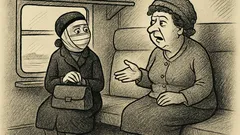 Joks: Jauna ebrejiete brauc vilcienā uz plastisko operāciju