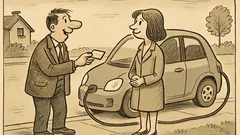 Joks: Kā piebraukt meitenei ar elektroauto?