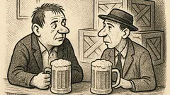 Joks: Jānis un Pēteris sēž bārā...