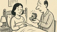 Anekdots: Mīļais, sapnī redzēju dimanta gredzenu…