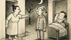 Anekdots: Marija naktī sauc Pēteri ārā