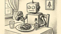 Joks: Ko roboti ēd vakariņās?