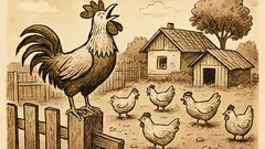 Anekdote: Kāpēc gailis dzied visu dienu?