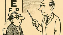 Joks: Pieņemšanā pie acu ārsta...