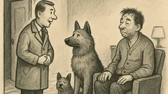 Joks: Kāds jums skaists suns, droši vien gudrs?