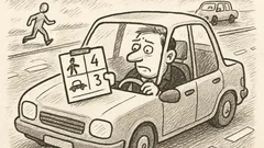 Joks: Īstam šoferim nav jārēķina gājēji