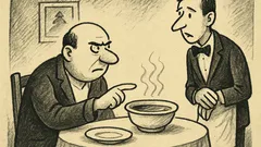 Joks: Vīrietis restorānā liek viesmīlim nogaršot zupu