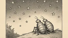 Anekdots: Sēž divas blusas, skatās zvaigznēs...