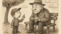 Anekdots: Mazs puika runā ar vectēvu...