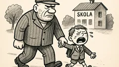 Anekdote: Vecs zeks ved dēlu uz skolu