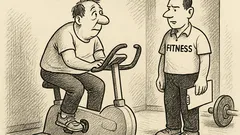 Joks: Es devos uz fitnesa klubu