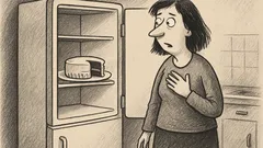 Joks: Lieni, kas notika ar torti ledusskapī?