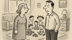 Joks: Dārgā, cik mums ir bērnu?