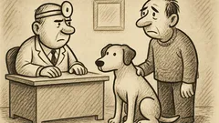 Anekdots: Pie ārsta ienāk pacients ar suni