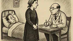 Anekdote: Vīrs nopietni saslimis, izsauc ārstu