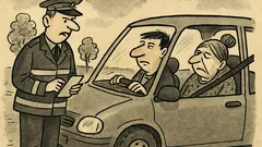 Joks: Ceļu policists apstādina autovadītāju