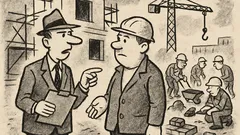 Anekdots: Uz būvlaukumu atbrauc inspekcija...